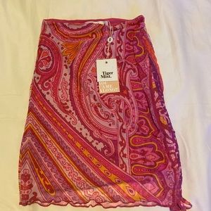 Pink skirt